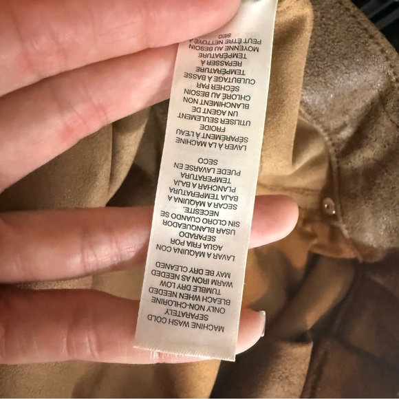 Chicos Sz 2 Regular ( US 12) Medium Md Brown
Vegan Faux Suede Stretchy Slim Leg - Picture 12 of 14